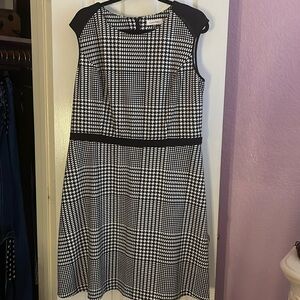 Calvin Klein Houndstooth Dress